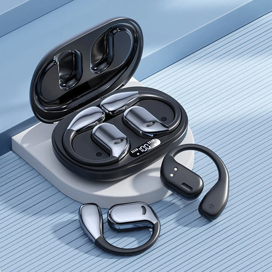 Translation earbuds shown off outside the case