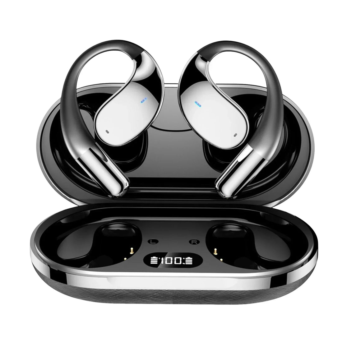 Tranlation earbuds with black case